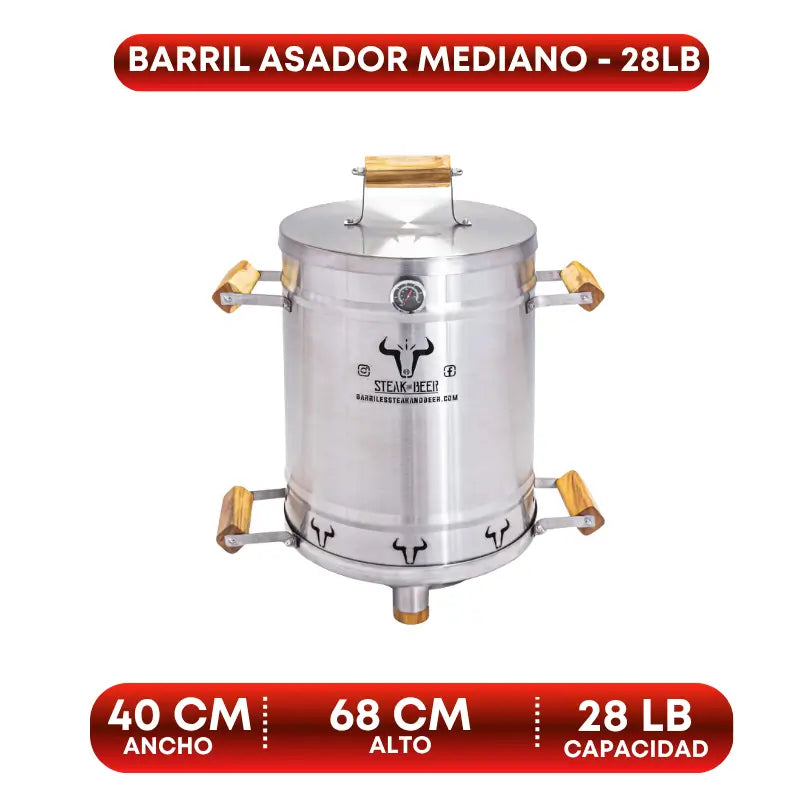 Barril Asador Jumbo 60LB