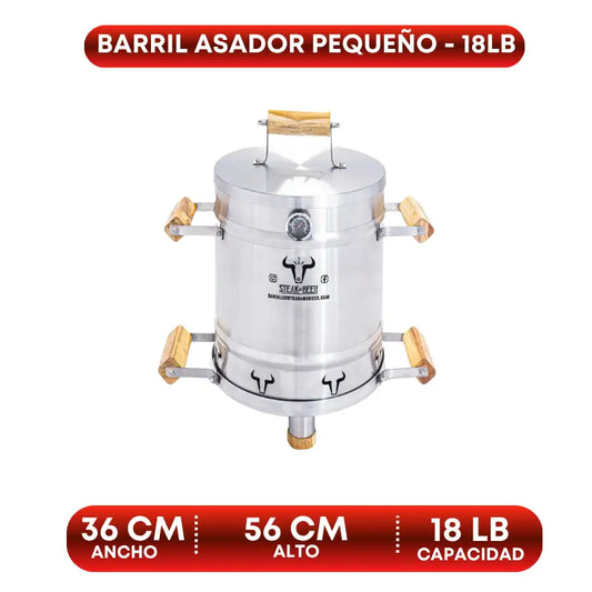 Barril Asador Pequeño 18LB